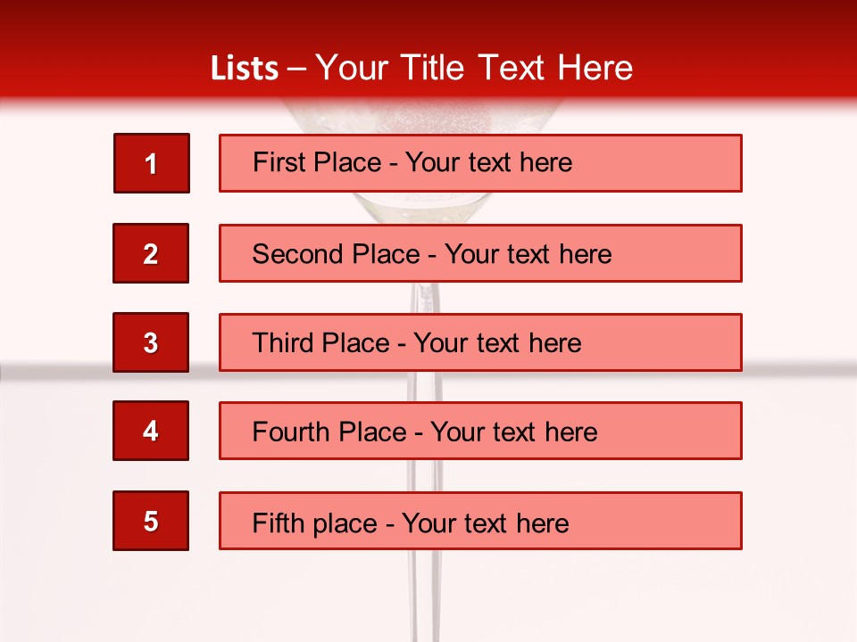 Liquid Drink Cocktail PowerPoint Template