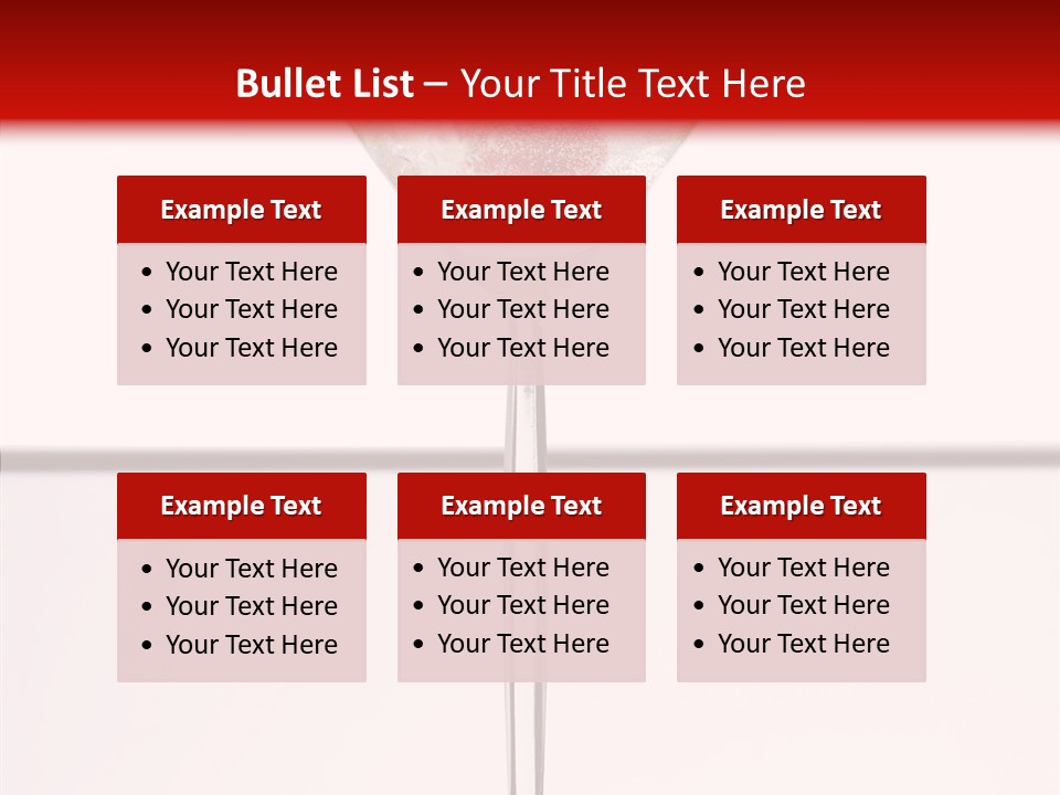 Liquid Drink Cocktail PowerPoint Template