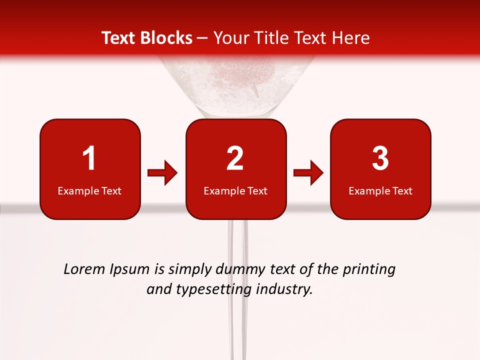 Liquid Drink Cocktail PowerPoint Template
