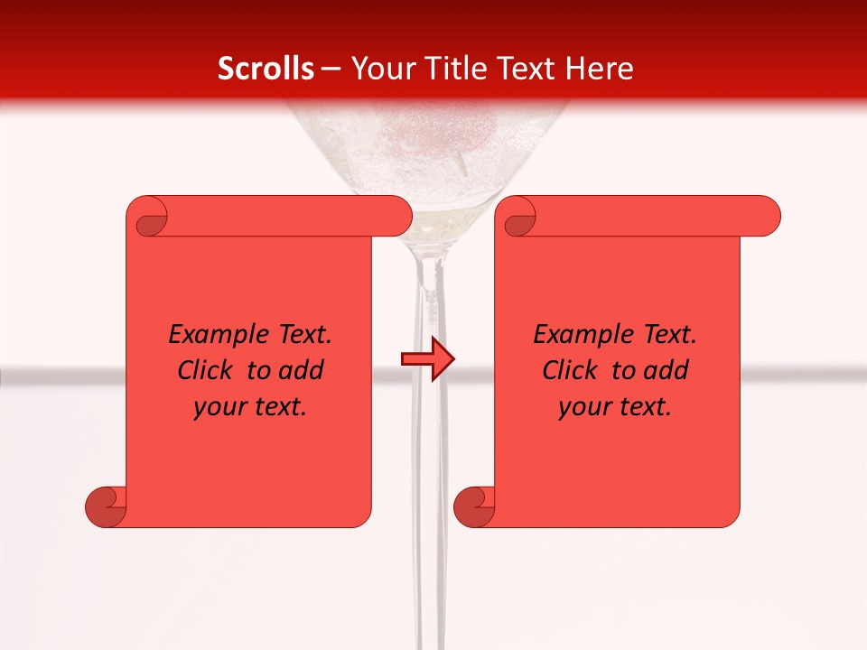 Liquid Drink Cocktail PowerPoint Template