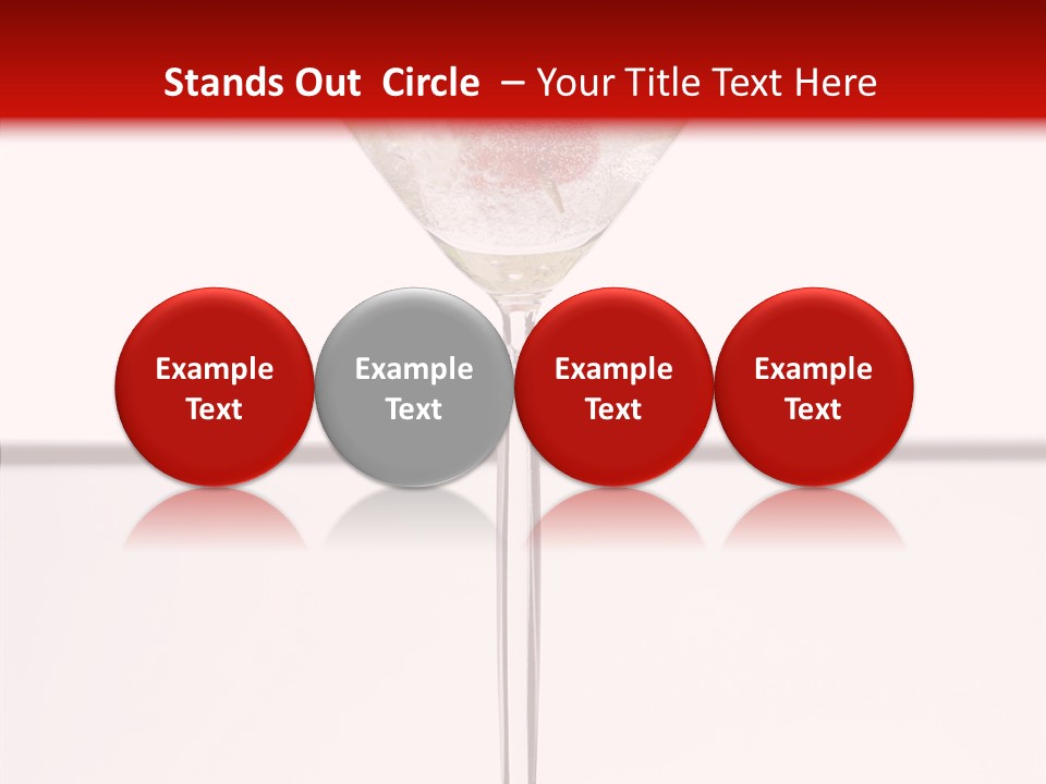 Liquid Drink Cocktail PowerPoint Template