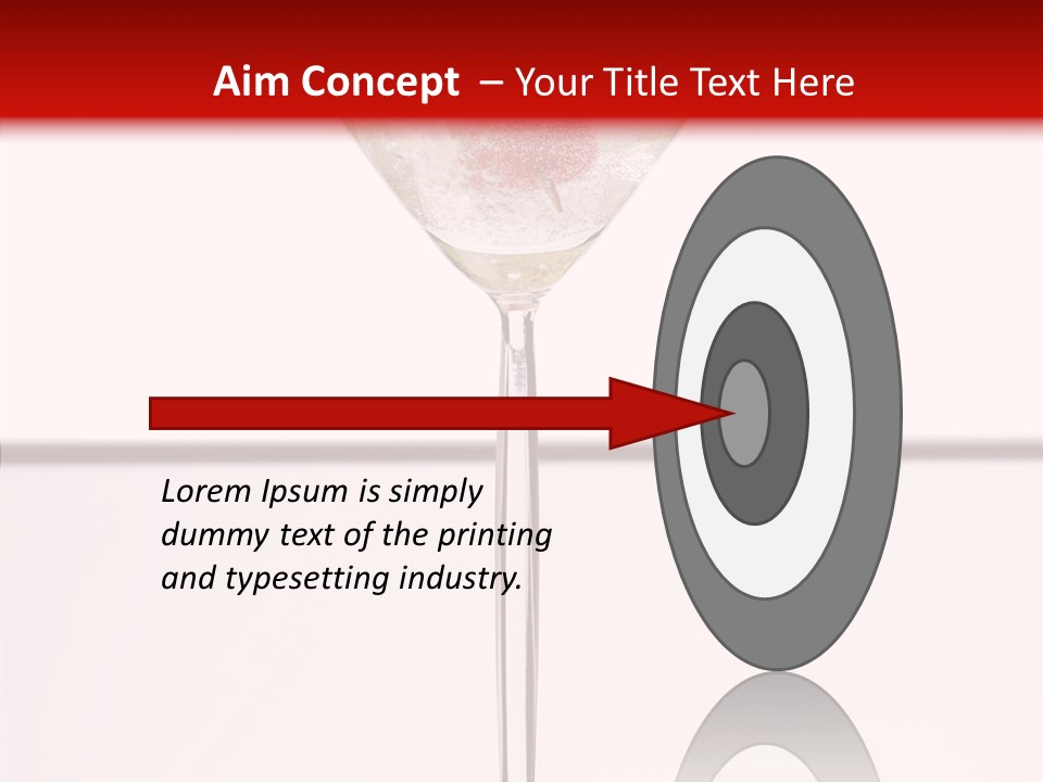 Liquid Drink Cocktail PowerPoint Template