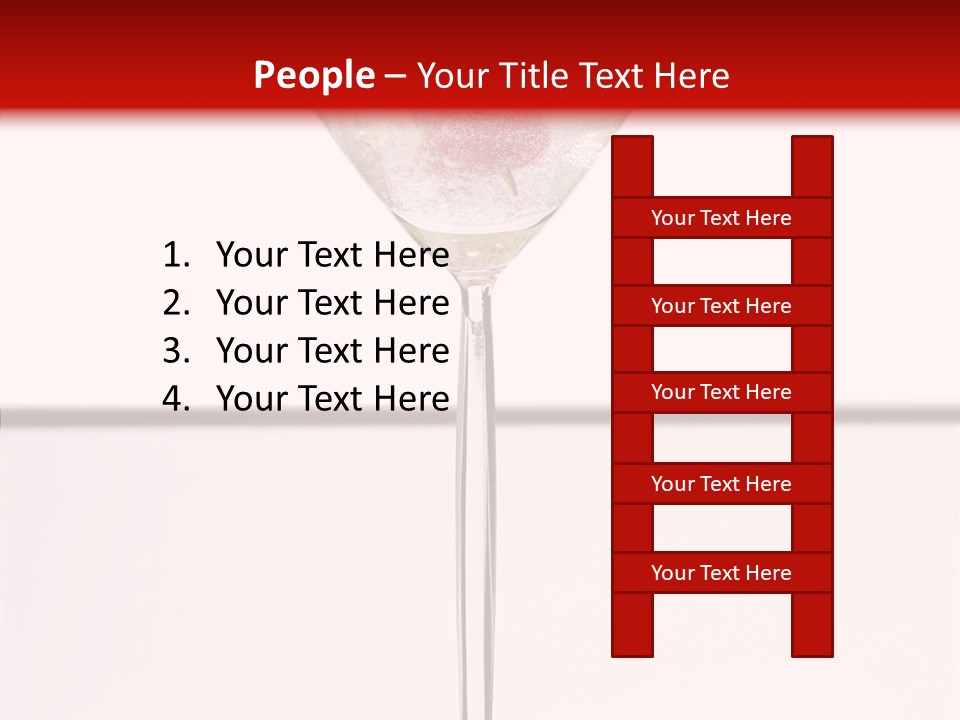 Liquid Drink Cocktail PowerPoint Template