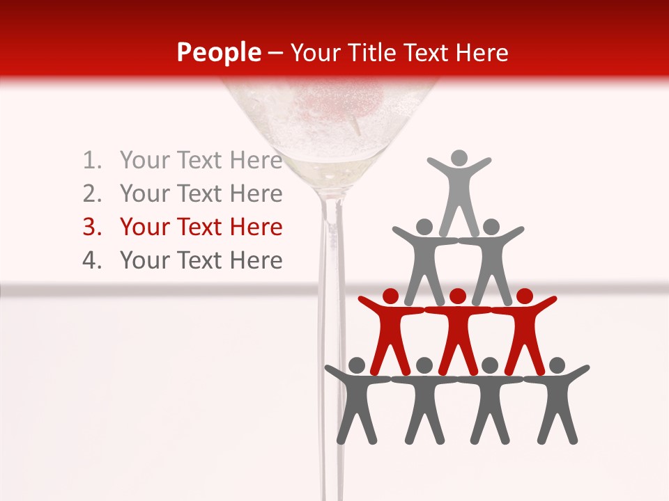 Liquid Drink Cocktail PowerPoint Template