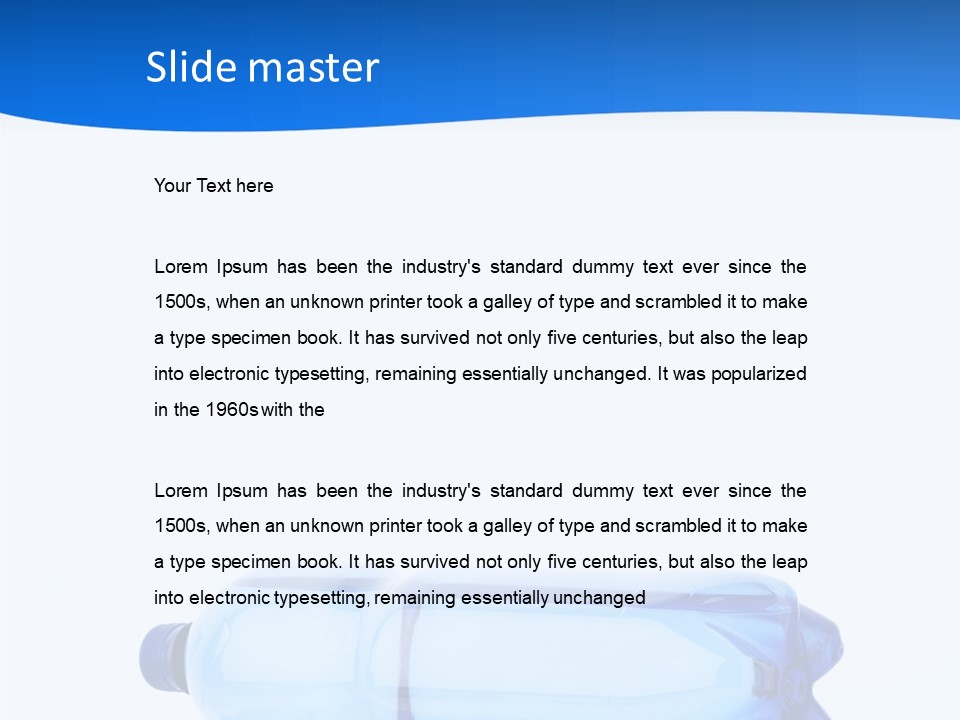 Reflection Three Pure PowerPoint Template