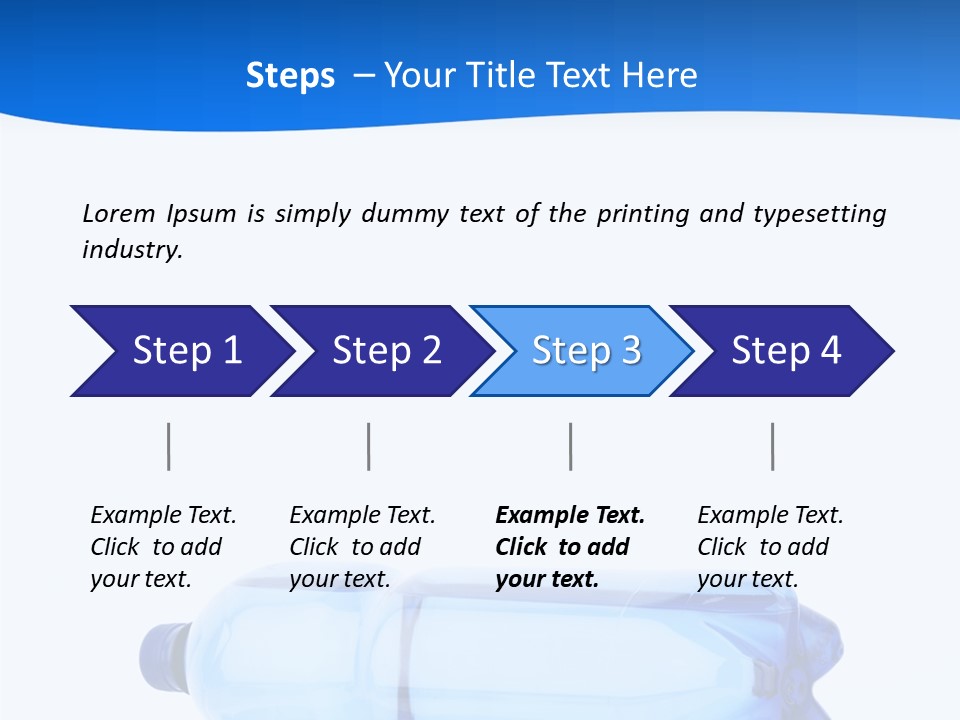Reflection Three Pure PowerPoint Template