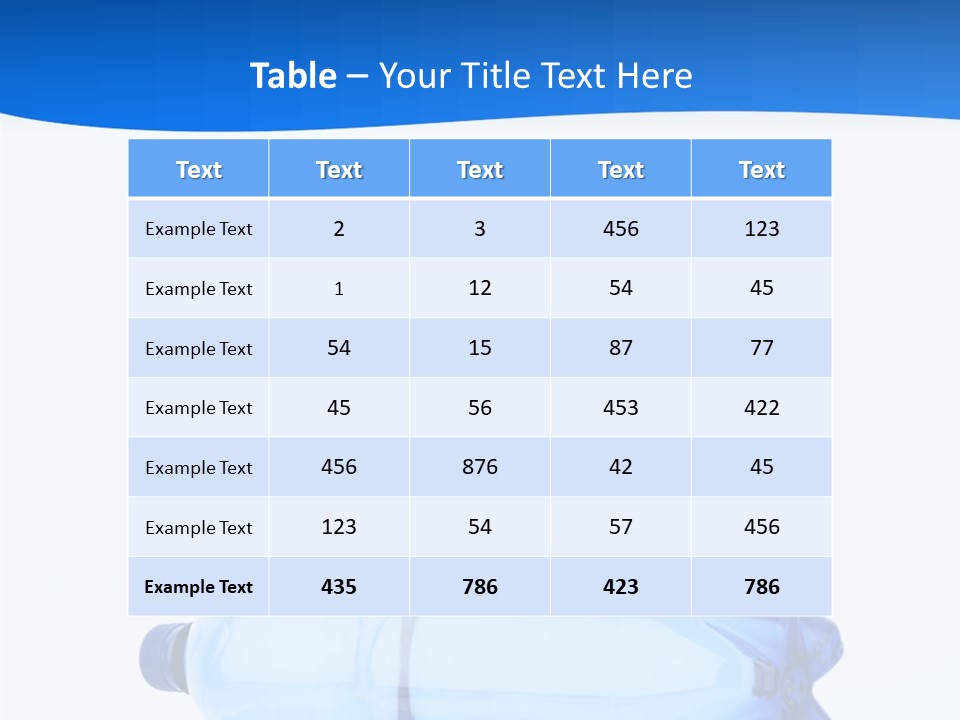 Reflection Three Pure PowerPoint Template