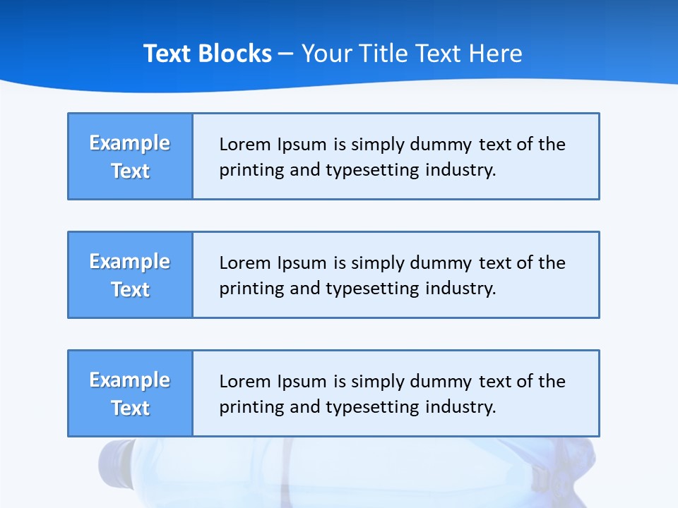 Reflection Three Pure PowerPoint Template