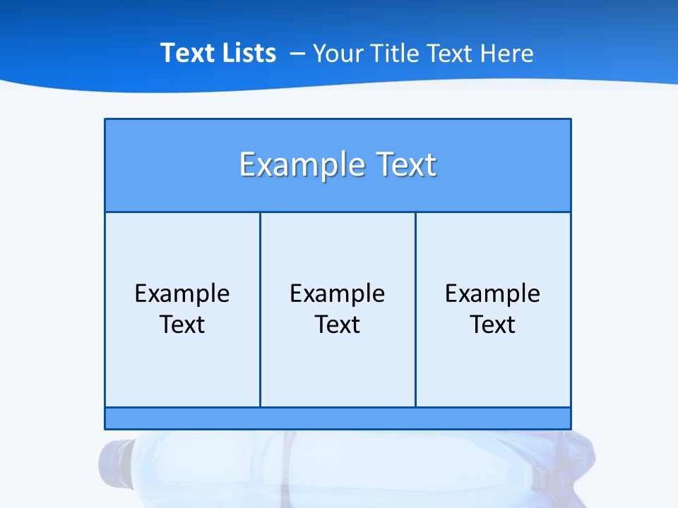 Reflection Three Pure PowerPoint Template