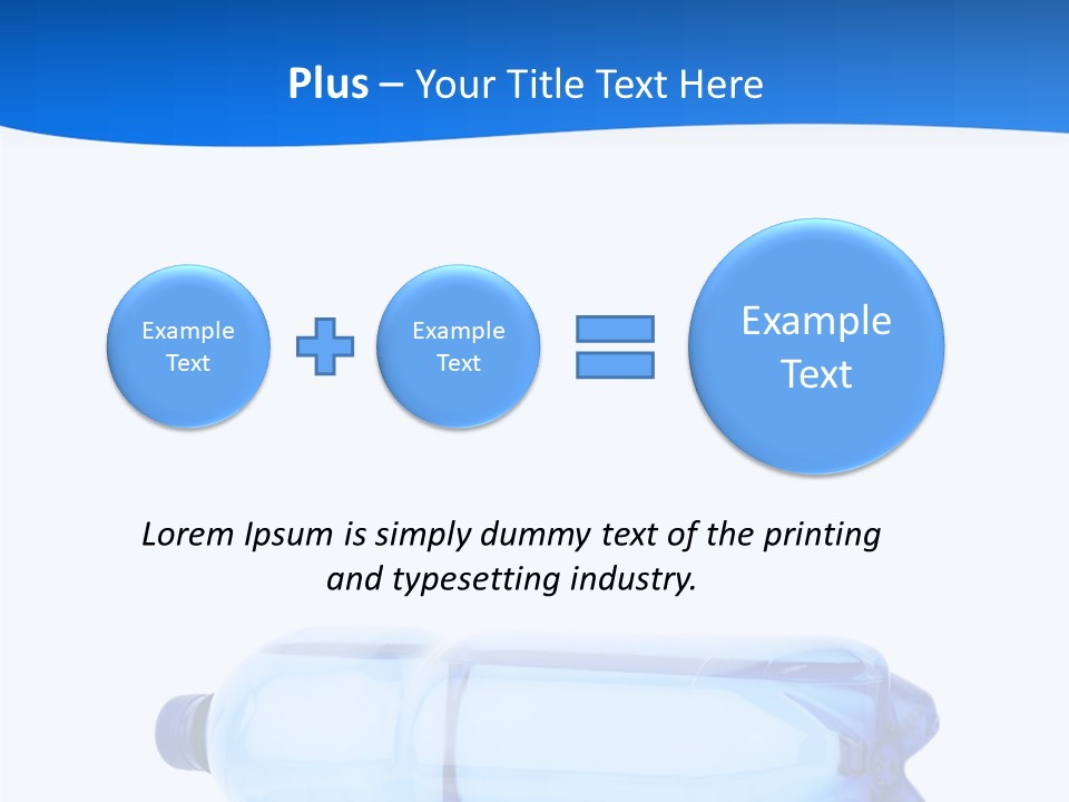 Reflection Three Pure PowerPoint Template