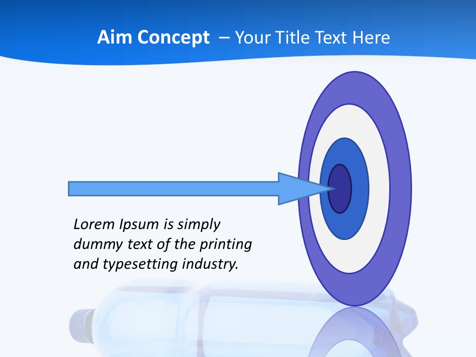 Reflection Three Pure PowerPoint Template