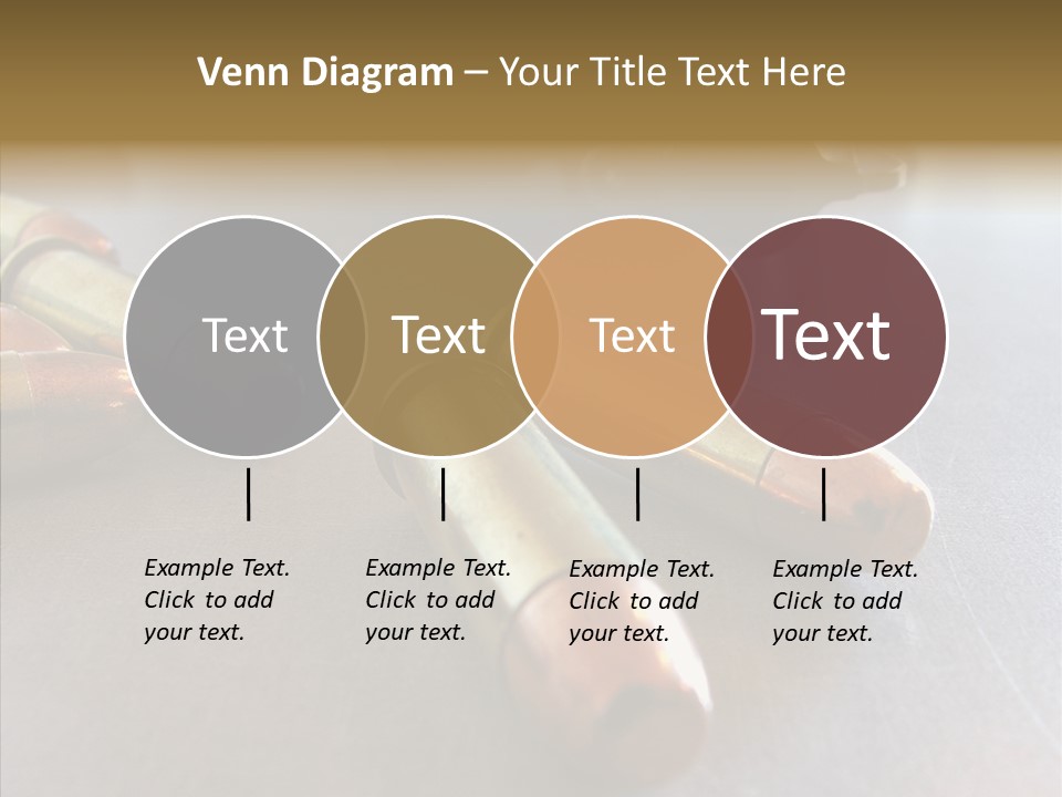 Ammunition Revolver Pistol PowerPoint Template