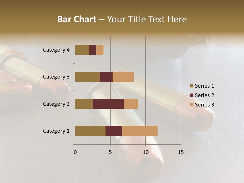 Ammunition Revolver Pistol PowerPoint Template