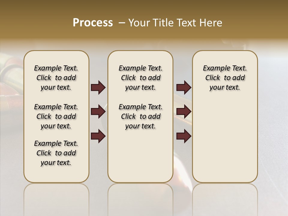 Ammunition Revolver Pistol PowerPoint Template