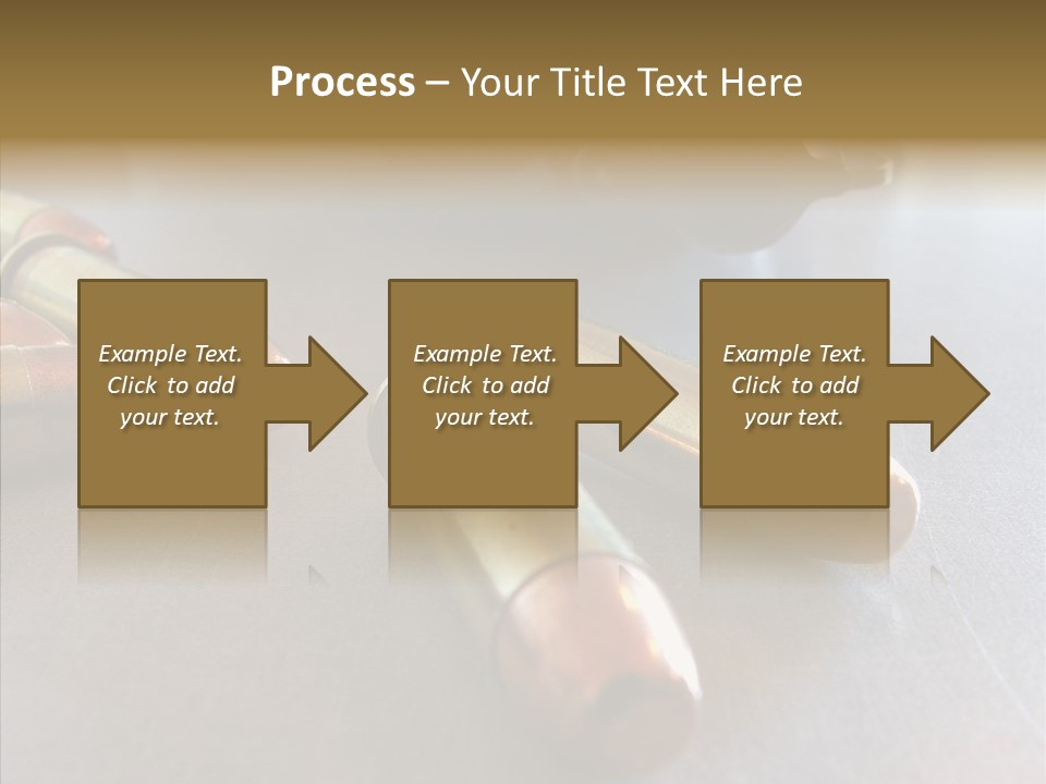 Ammunition Revolver Pistol PowerPoint Template