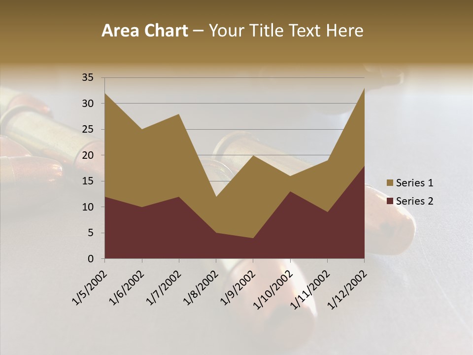 Ammunition Revolver Pistol PowerPoint Template