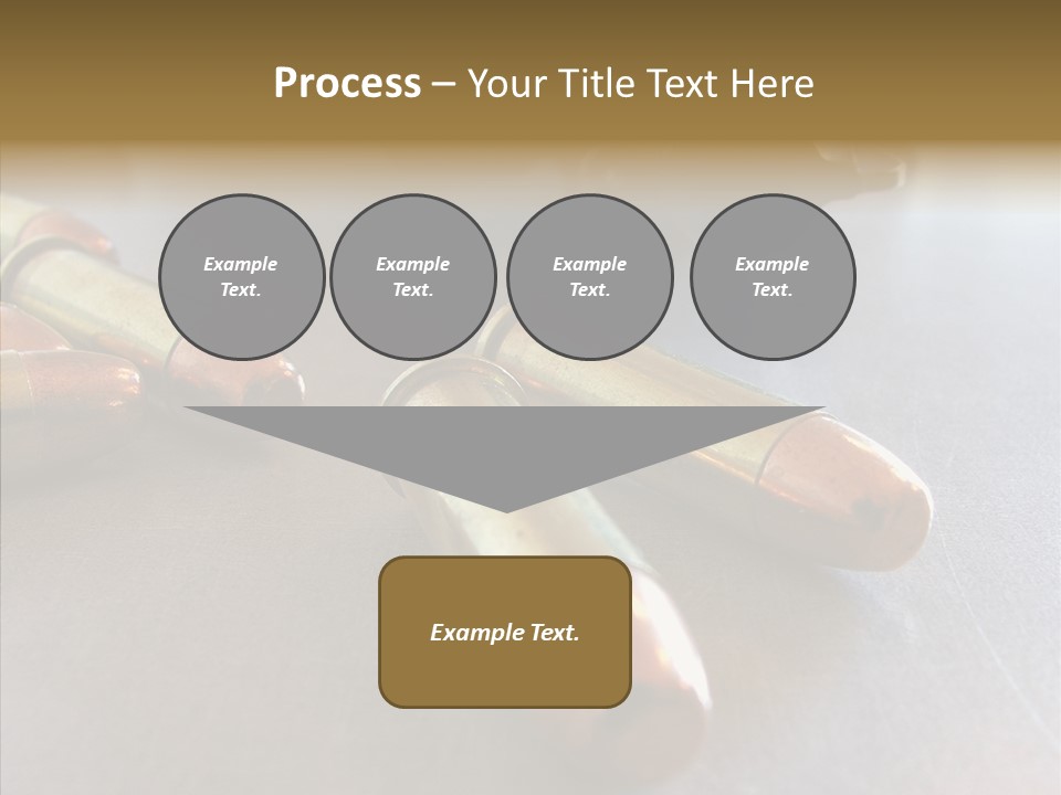 Ammunition Revolver Pistol PowerPoint Template