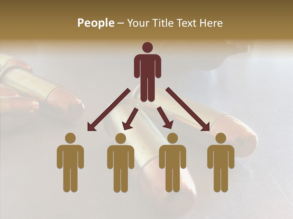 Ammunition Revolver Pistol PowerPoint Template