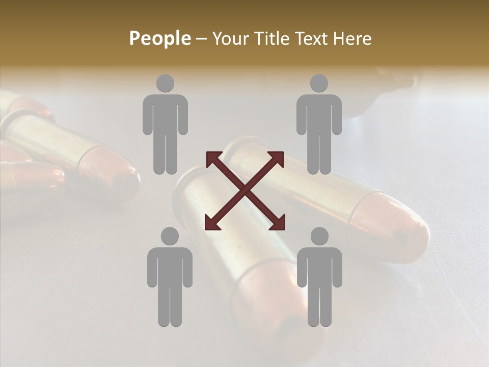 Ammunition Revolver Pistol PowerPoint Template
