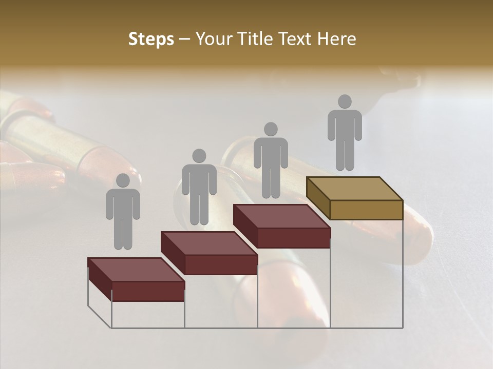 Ammunition Revolver Pistol PowerPoint Template
