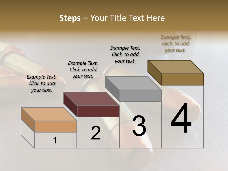 Ammunition Revolver Pistol PowerPoint Template