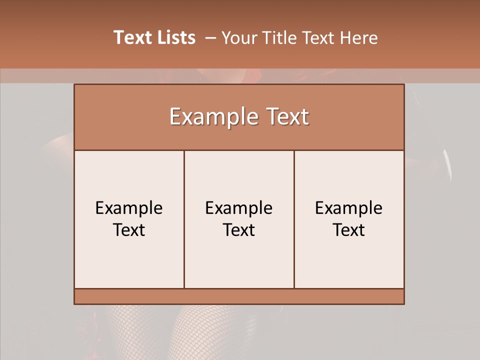 Vogue Slim Glamour PowerPoint Template