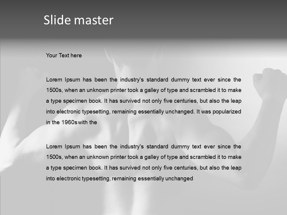 Active Fitness Fantastic PowerPoint Template