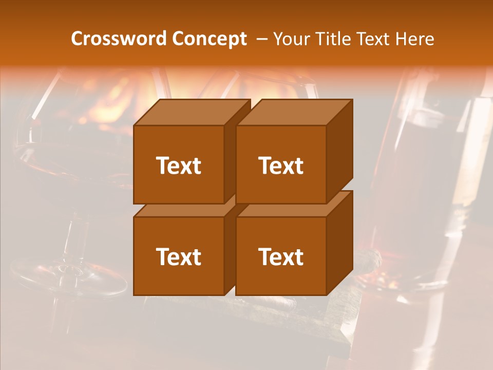 Bar Ashtray Smoke PowerPoint Template