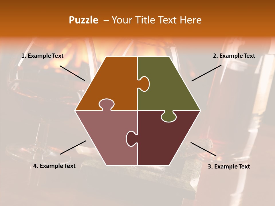 Bar Ashtray Smoke PowerPoint Template