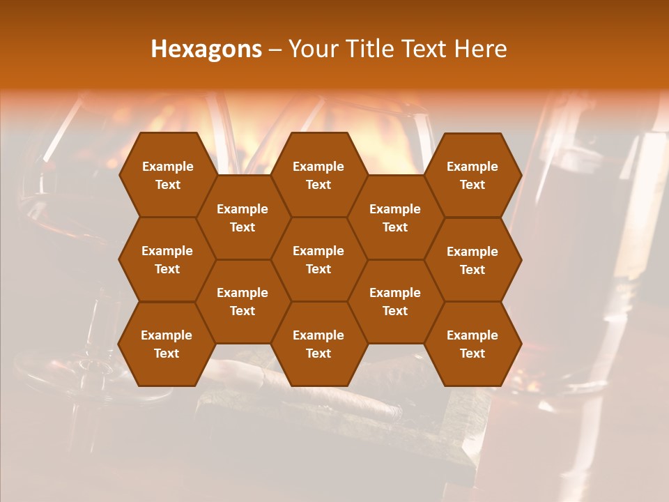 Bar Ashtray Smoke PowerPoint Template