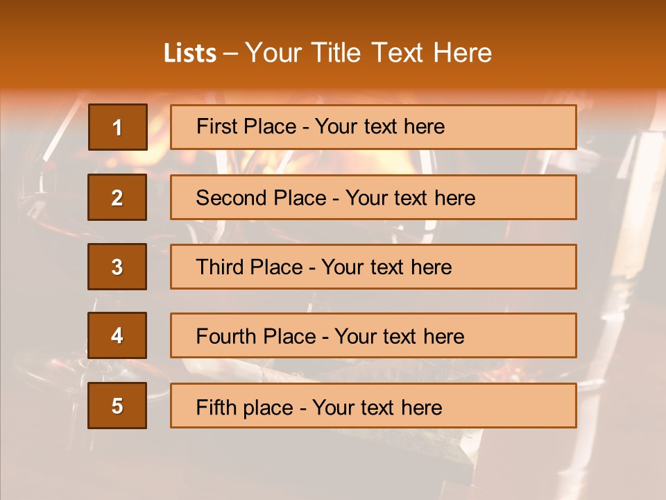 Bar Ashtray Smoke PowerPoint Template