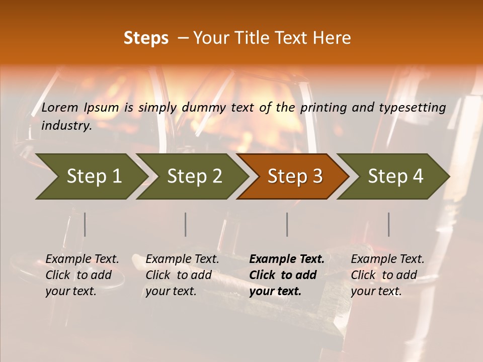 Bar Ashtray Smoke PowerPoint Template