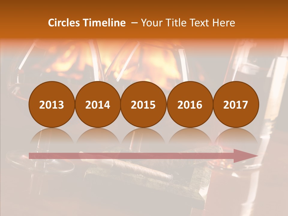 Bar Ashtray Smoke PowerPoint Template