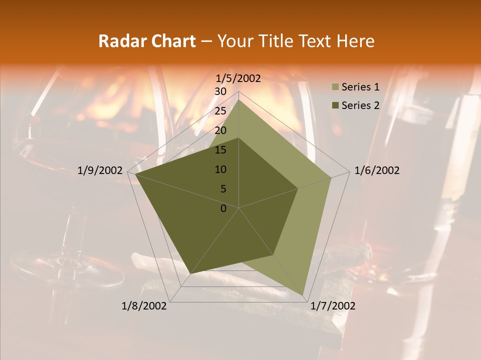 Bar Ashtray Smoke PowerPoint Template