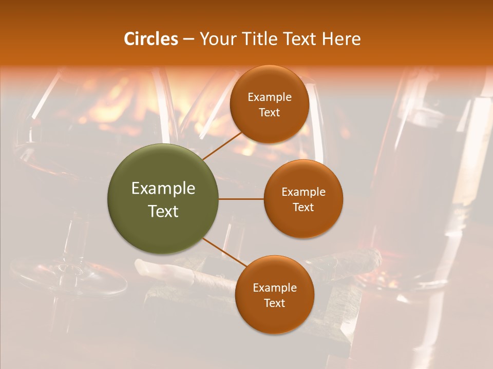 Bar Ashtray Smoke PowerPoint Template