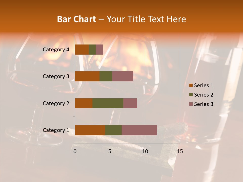 Bar Ashtray Smoke PowerPoint Template