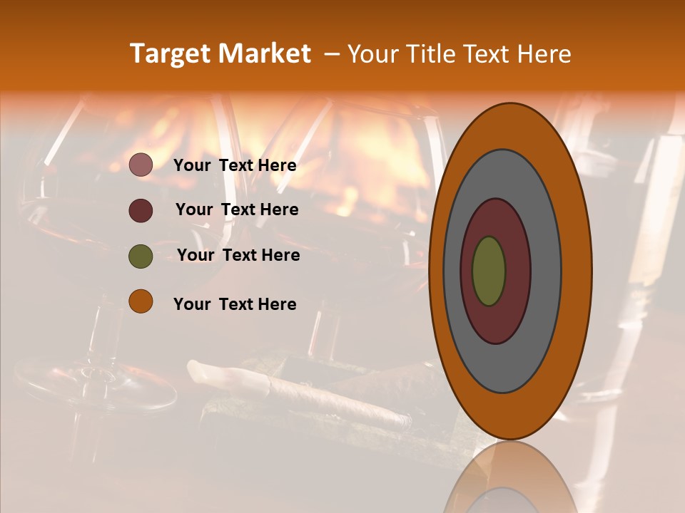 Bar Ashtray Smoke PowerPoint Template