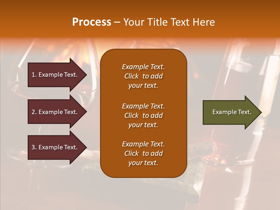Bar Ashtray Smoke PowerPoint Template