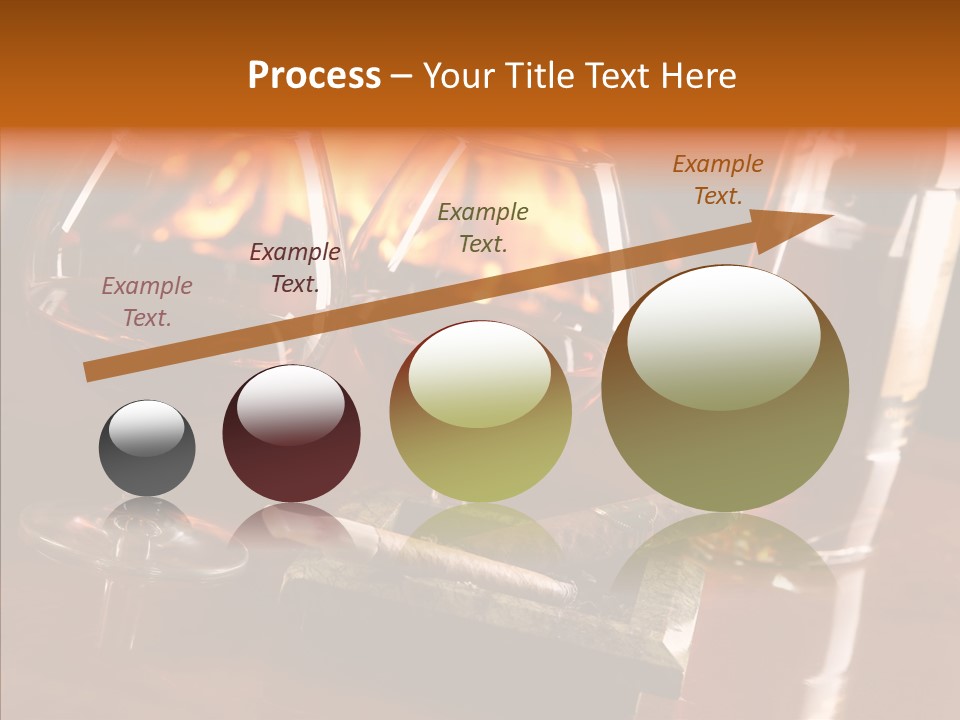 Bar Ashtray Smoke PowerPoint Template