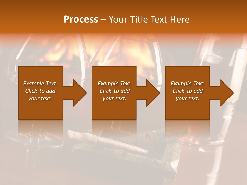 Bar Ashtray Smoke PowerPoint Template