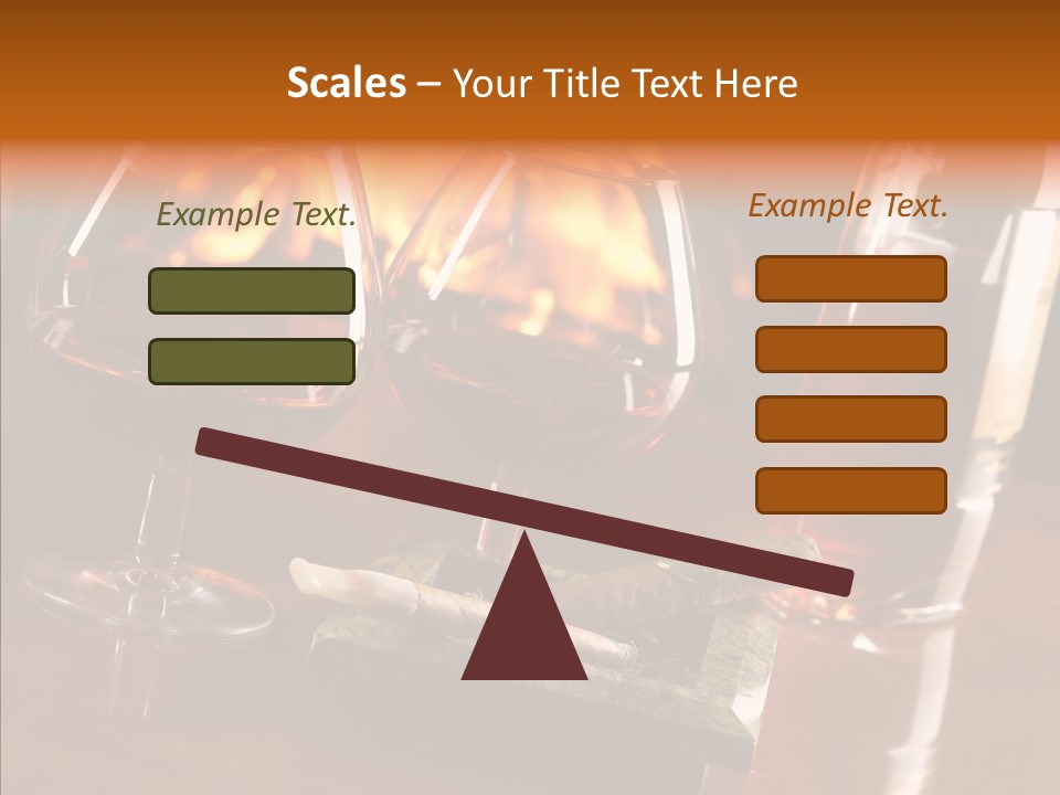 Bar Ashtray Smoke PowerPoint Template