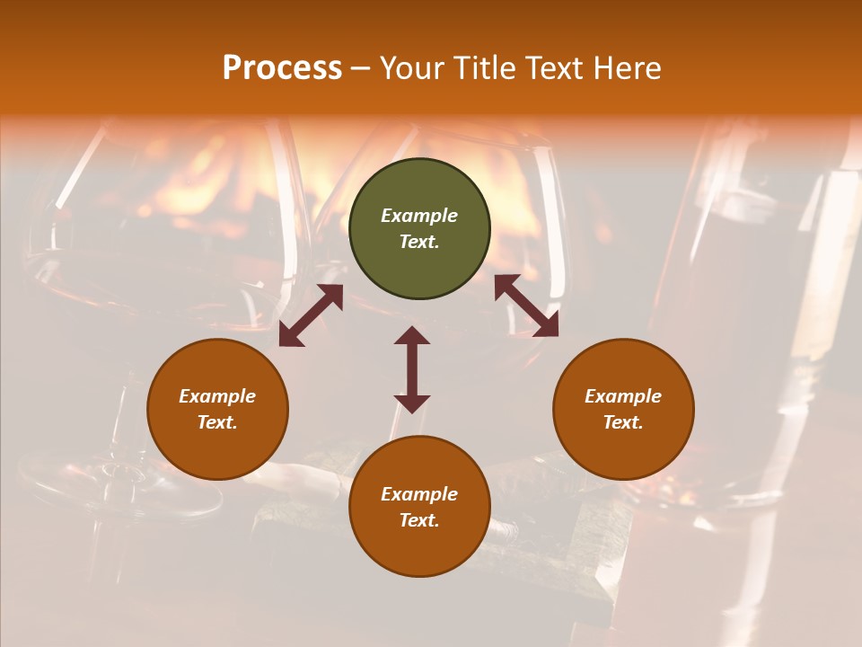 Bar Ashtray Smoke PowerPoint Template