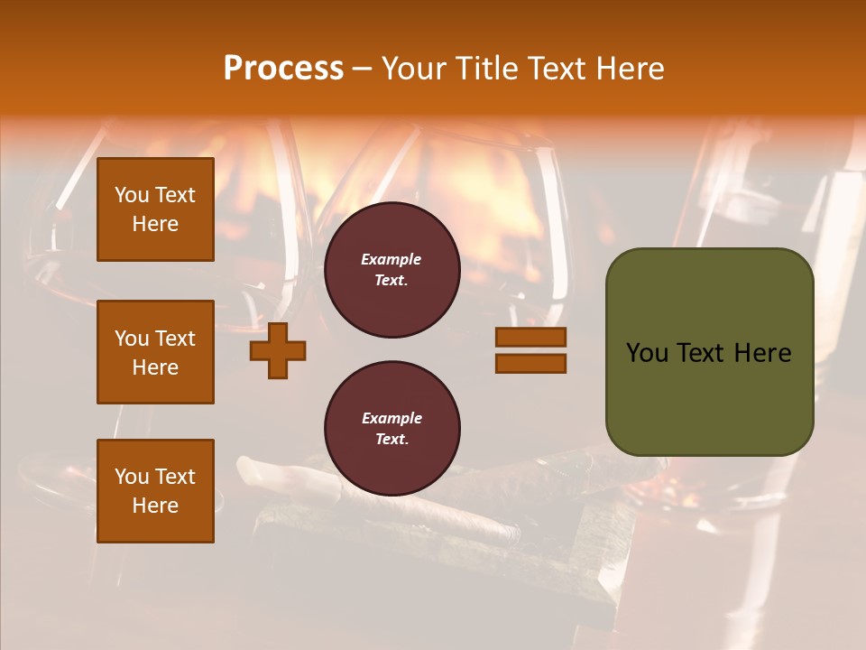 Bar Ashtray Smoke PowerPoint Template