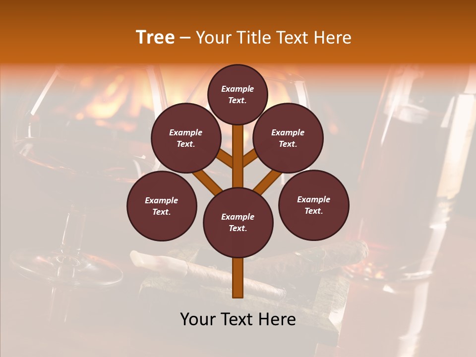 Bar Ashtray Smoke PowerPoint Template