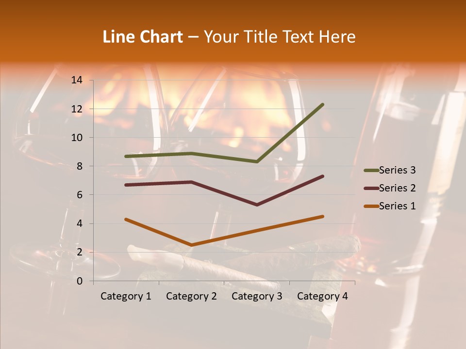 Bar Ashtray Smoke PowerPoint Template