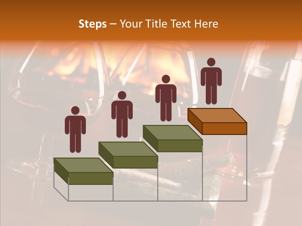 Bar Ashtray Smoke PowerPoint Template