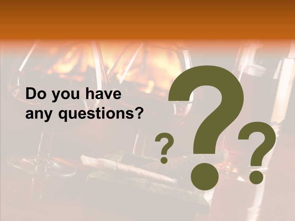 Bar Ashtray Smoke PowerPoint Template