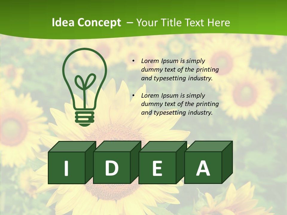 Vivid Agriculture Grow PowerPoint Template