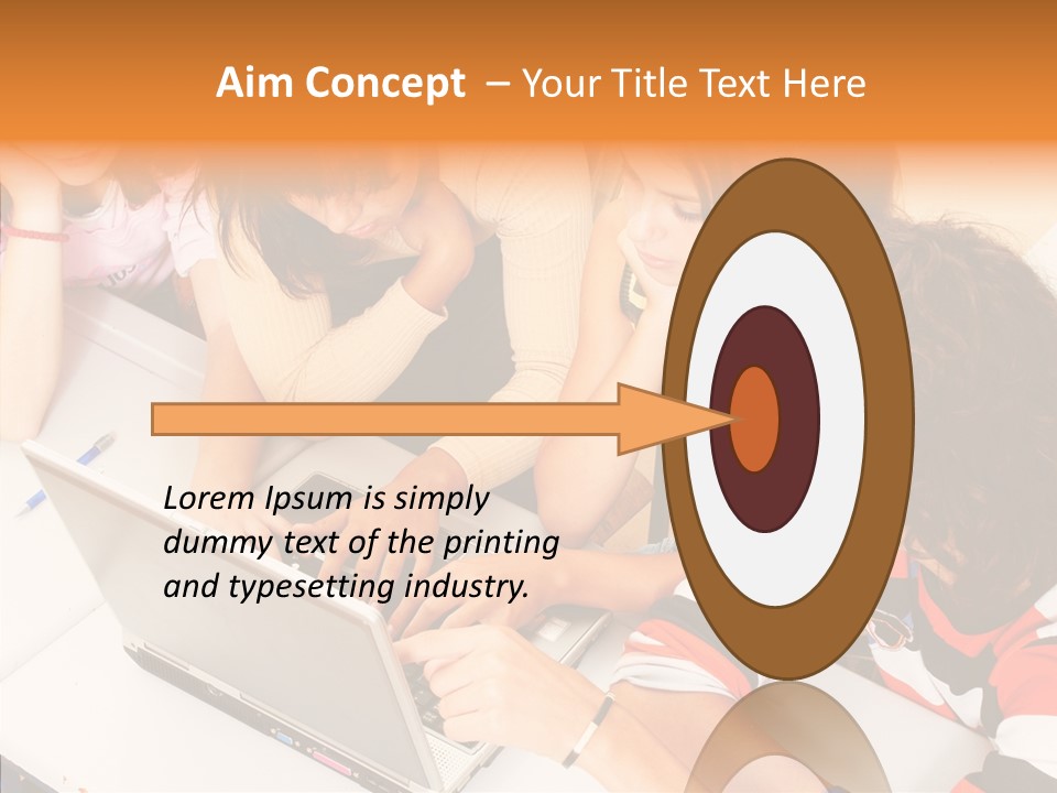 Board Bu Ine Chair PowerPoint Template