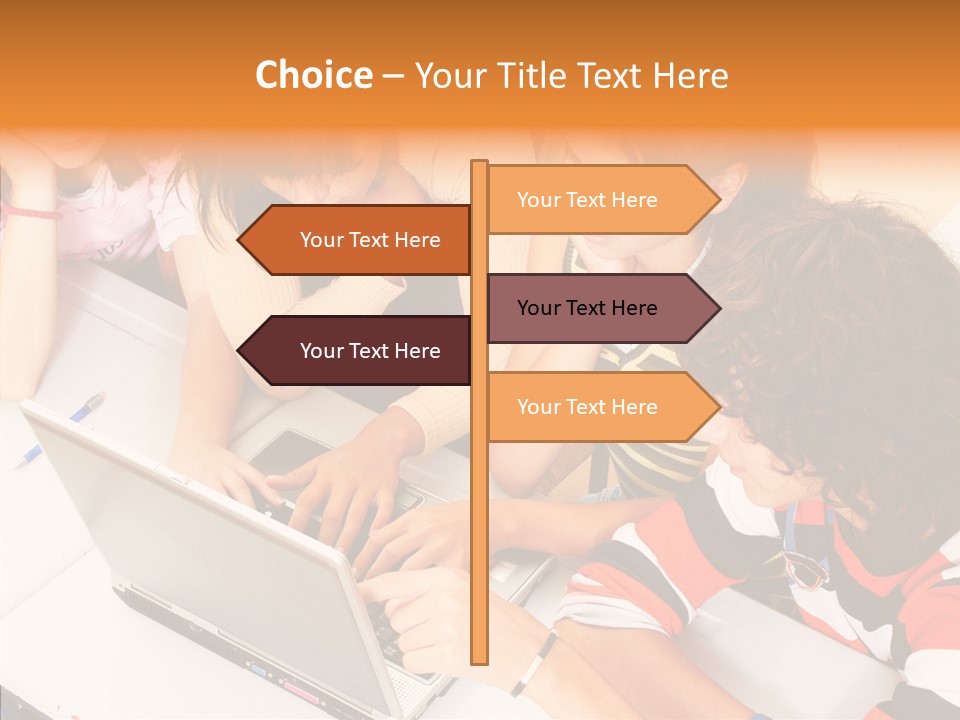 Board Bu Ine Chair PowerPoint Template